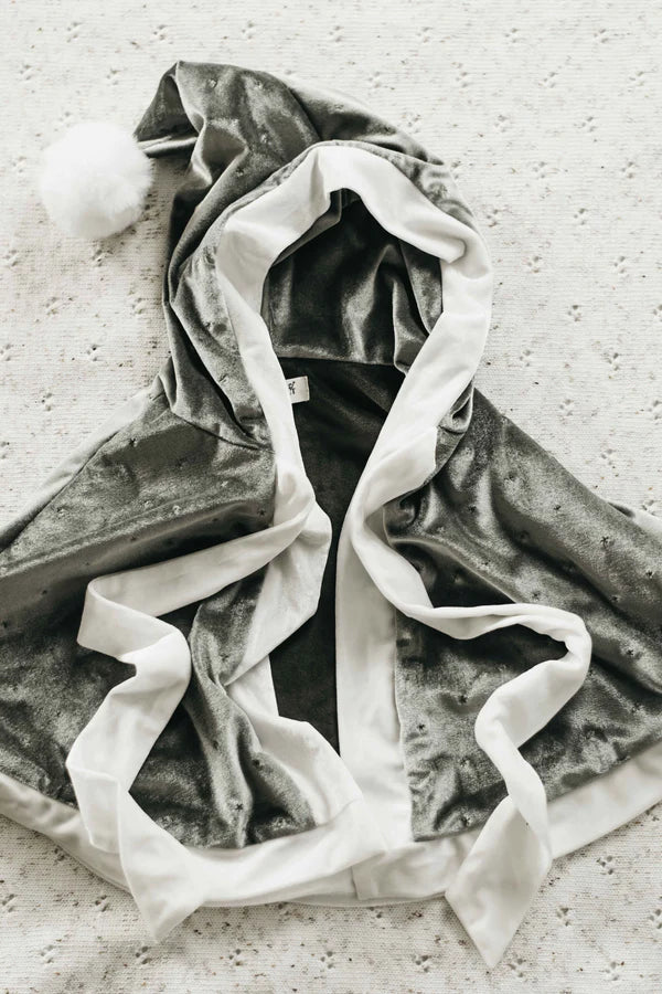Peppermint Velvet Cape