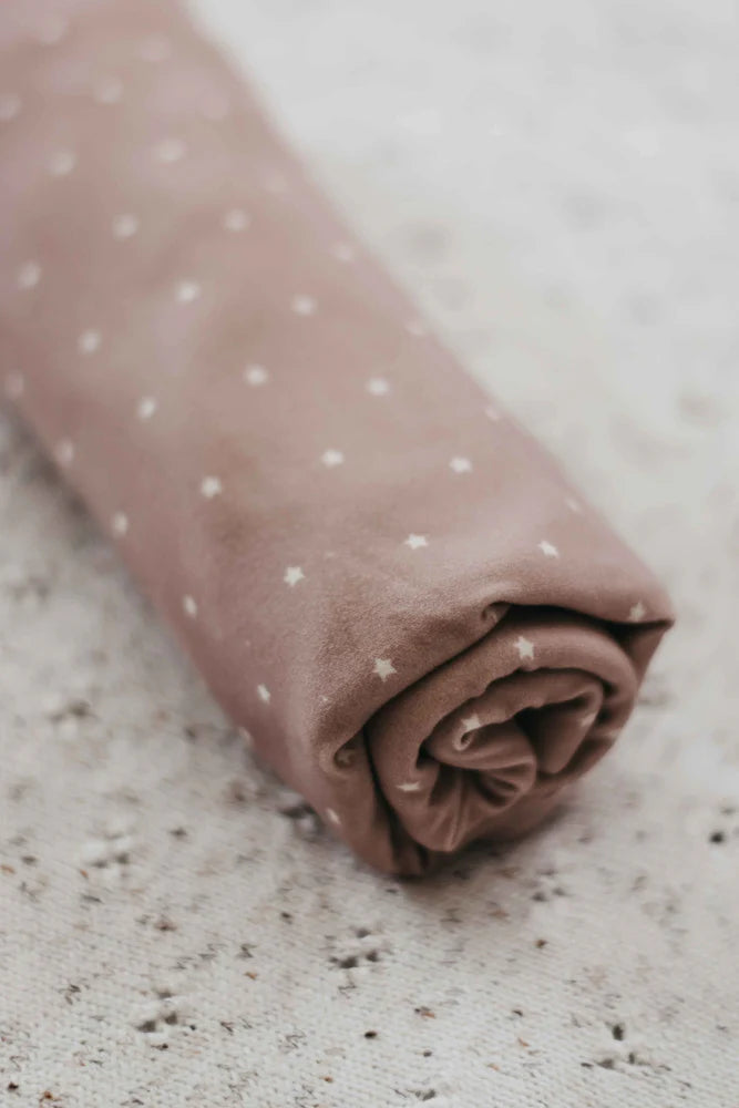 Mushroom Stars Cot Sheet