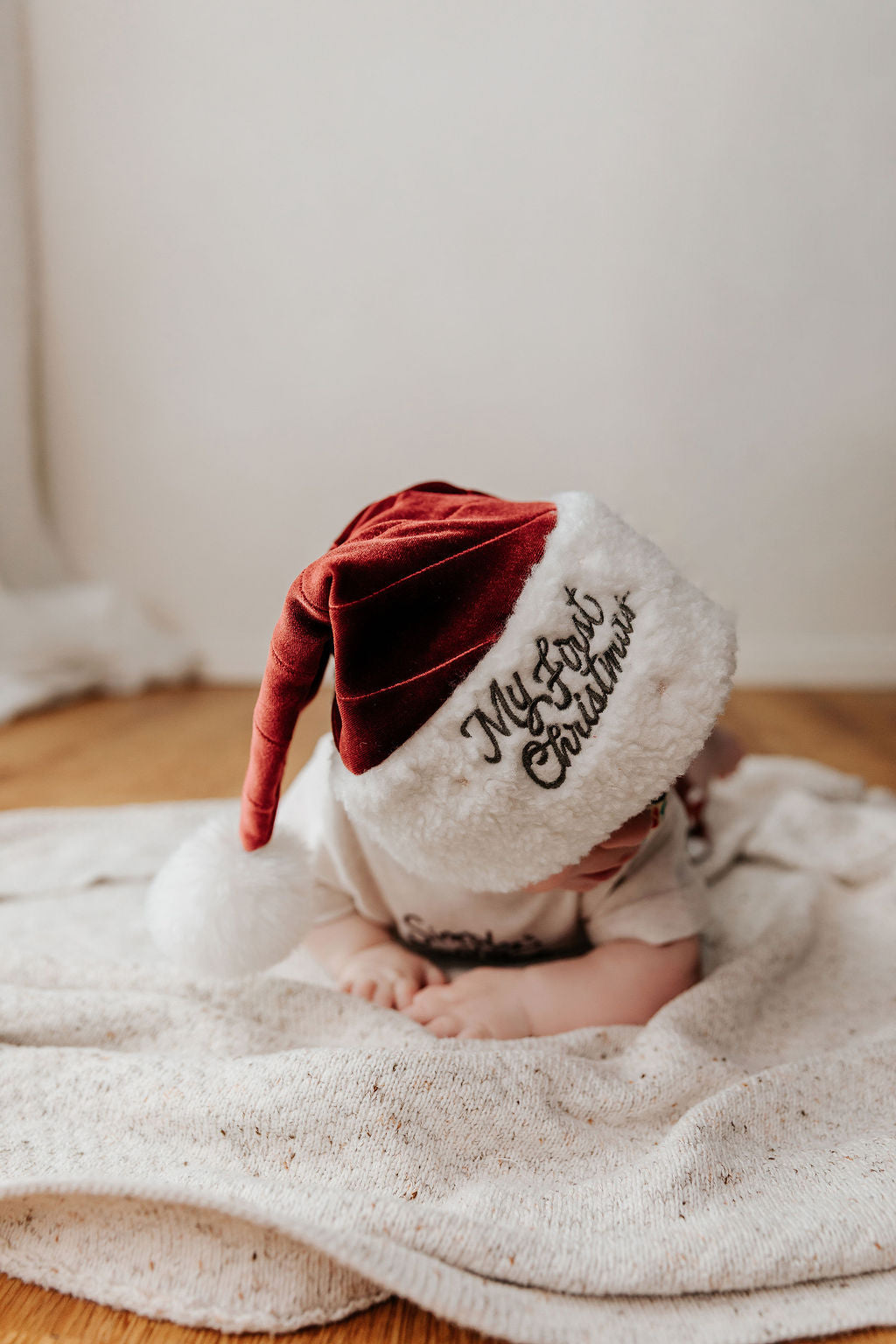 My First Christmas Santa Hat | Red