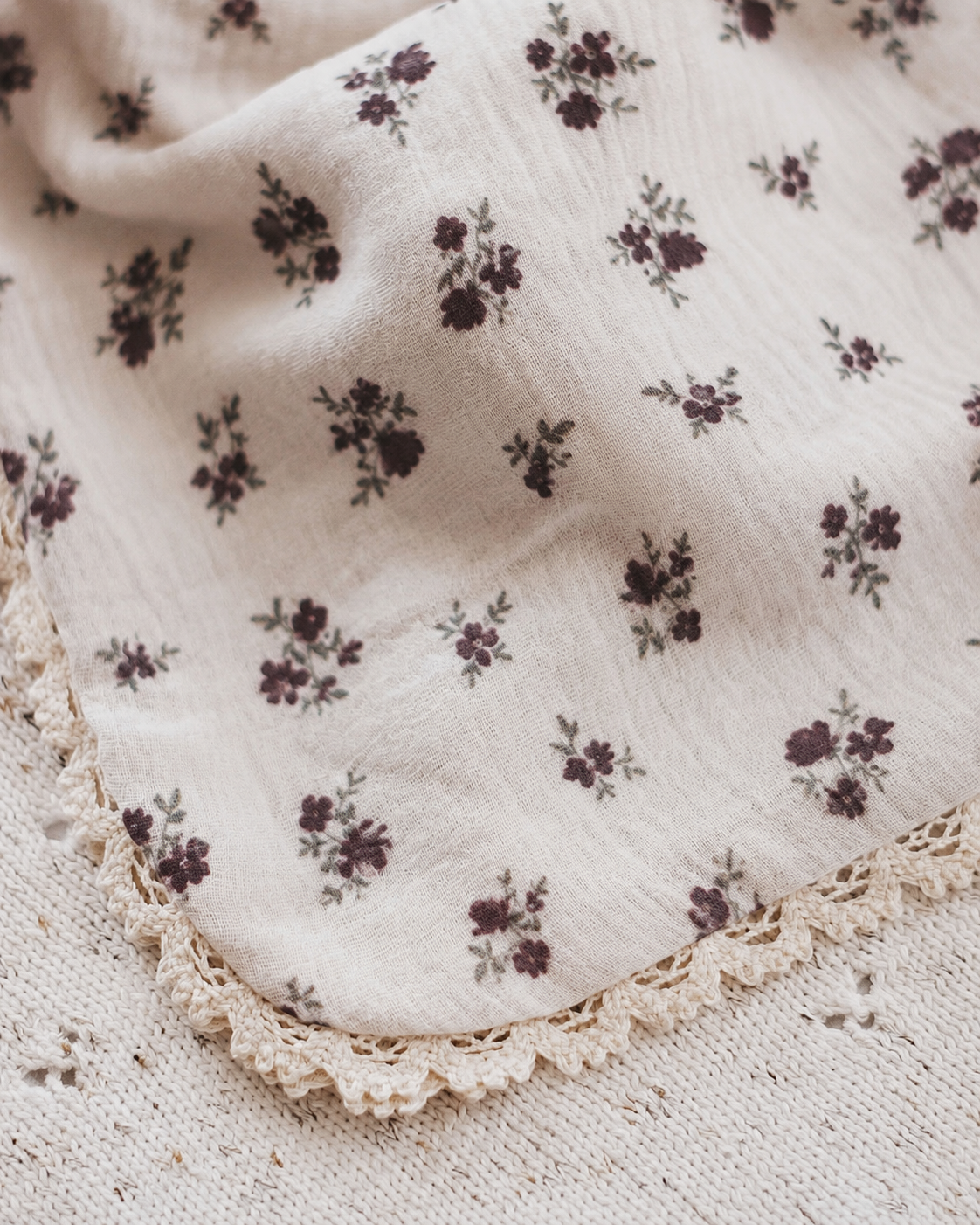 Lace Blanket | Secret Garden Floral