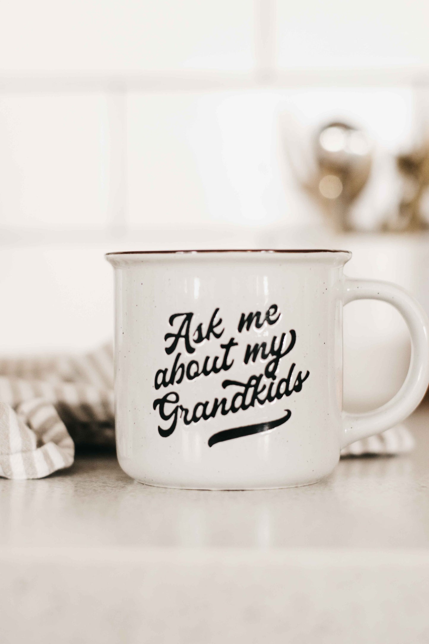Ask me about my Grandkids Mug