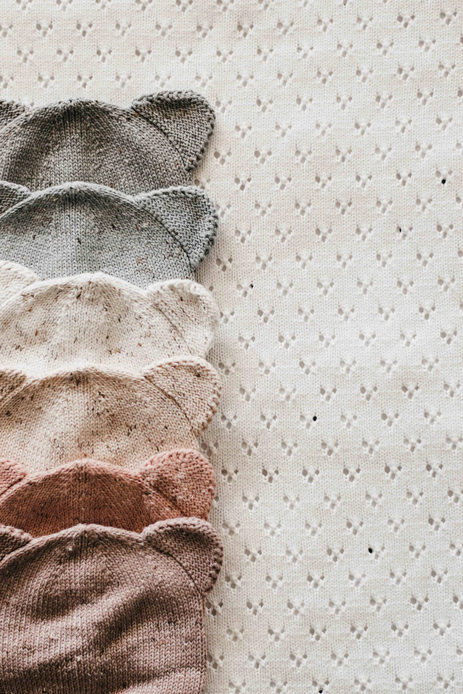 Newborn Knit Beanie | Dusky Rose