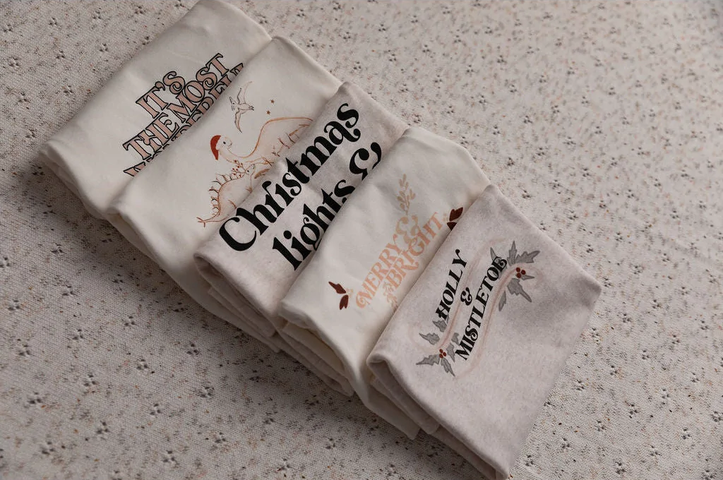 Wonderful Time Neutral Bodysuit/Tee