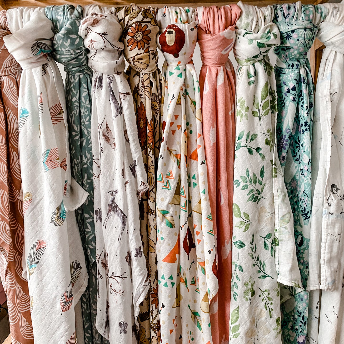 Muslin Swaddle | Boho Floral