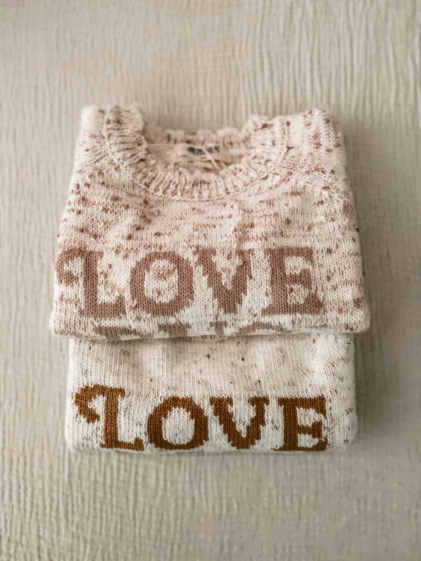 Love Bug Knit Jumper | Mushroom