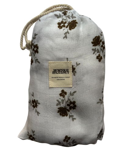 Secret Garden Bamboo Muslin Swaddle