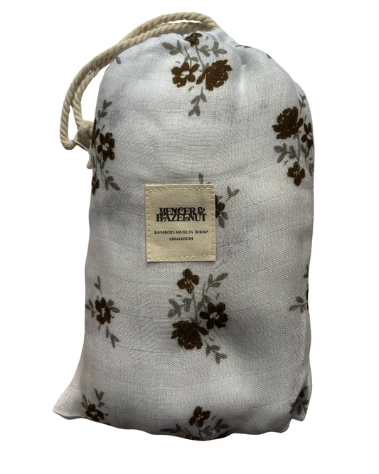 Secret Garden Bamboo Muslin Swaddle