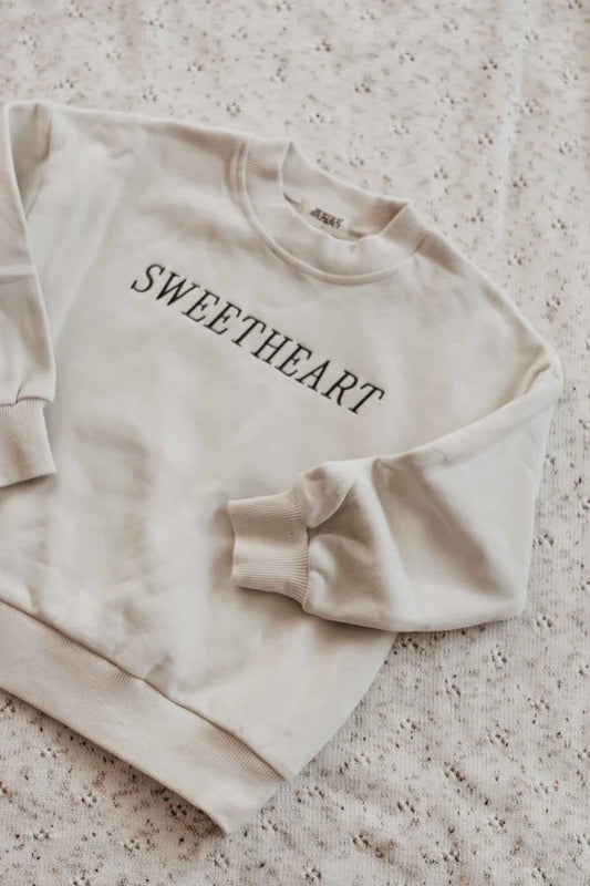 Sweetheart Embroidered Sweater