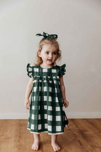 Gingham Playsuit/Dress | Green 2025 Style