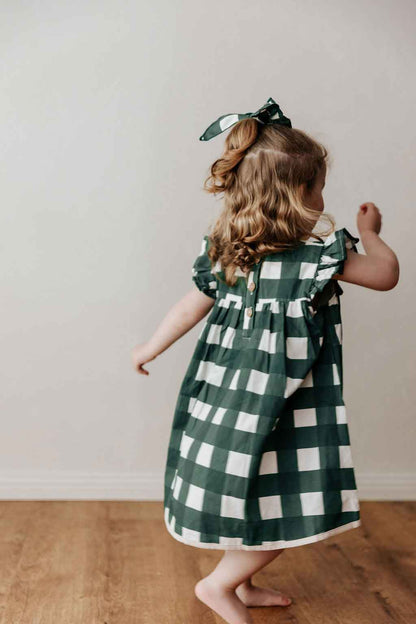 Gingham Playsuit/Dress | Green 2025 Style