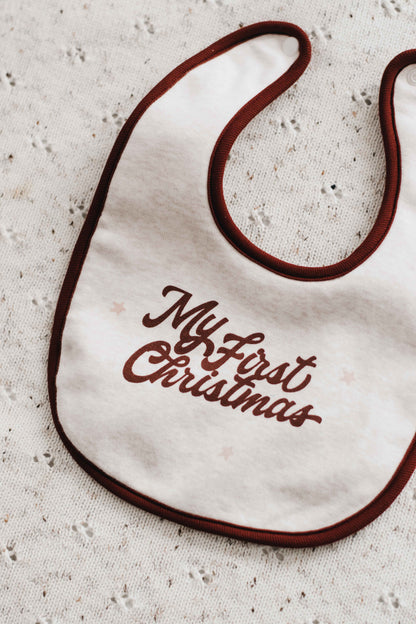 My First Christmas Bib