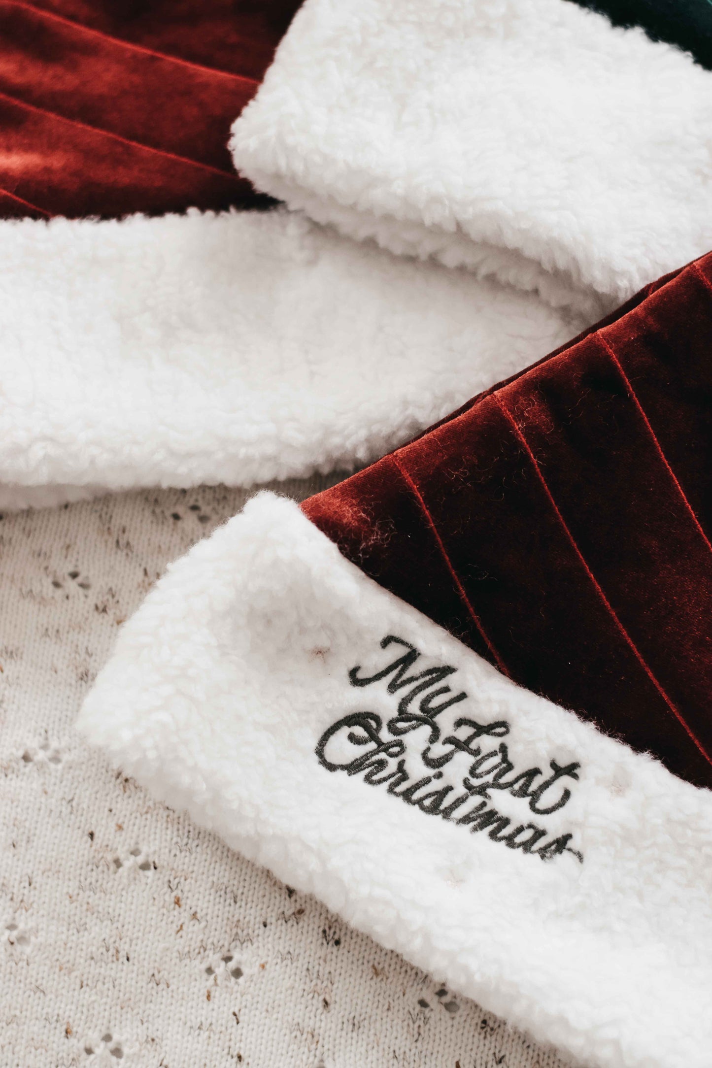 My First Christmas Santa Hat | Red