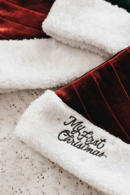 My First Christmas Santa Hat | Red