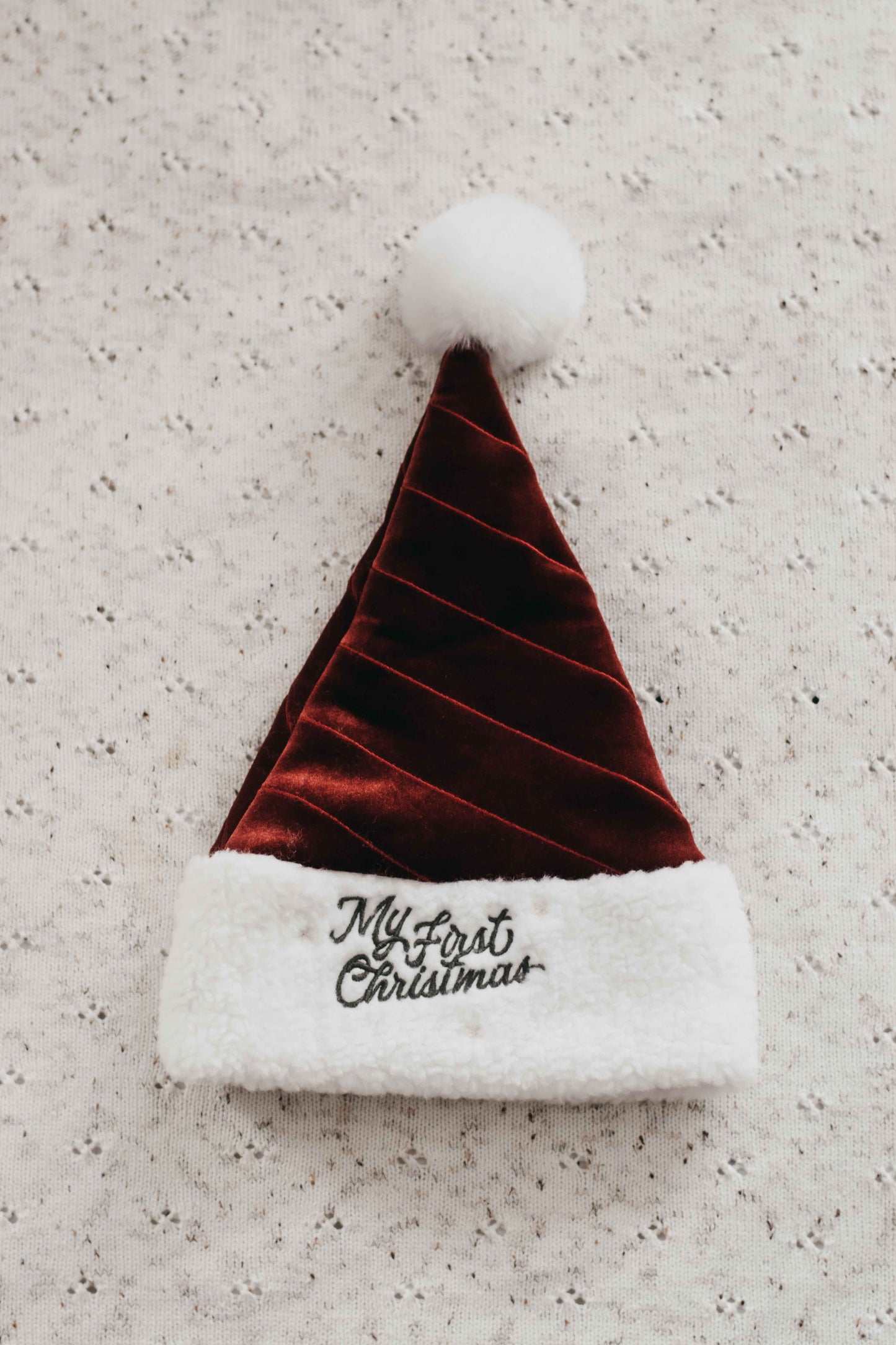 My First Christmas Santa Hat | Red