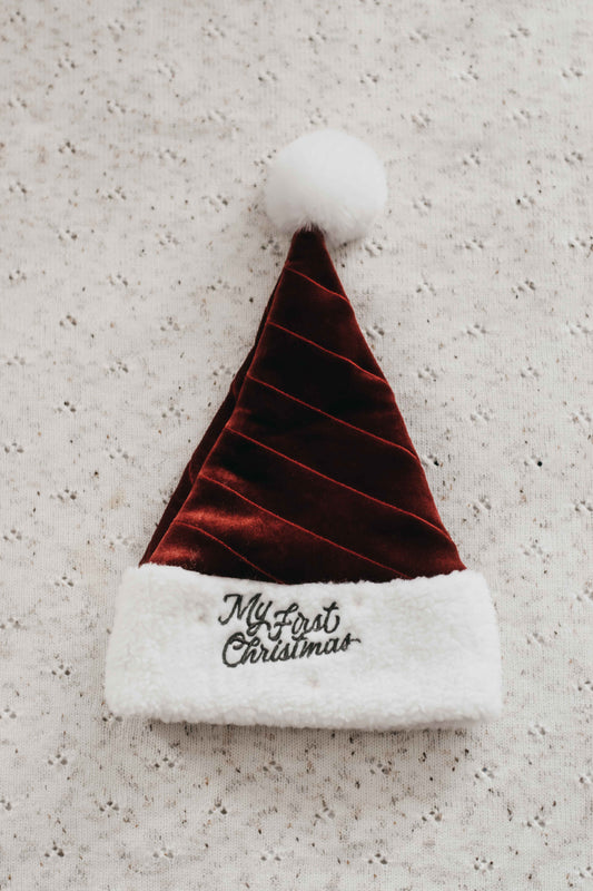 My First Christmas Santa Hat | Red