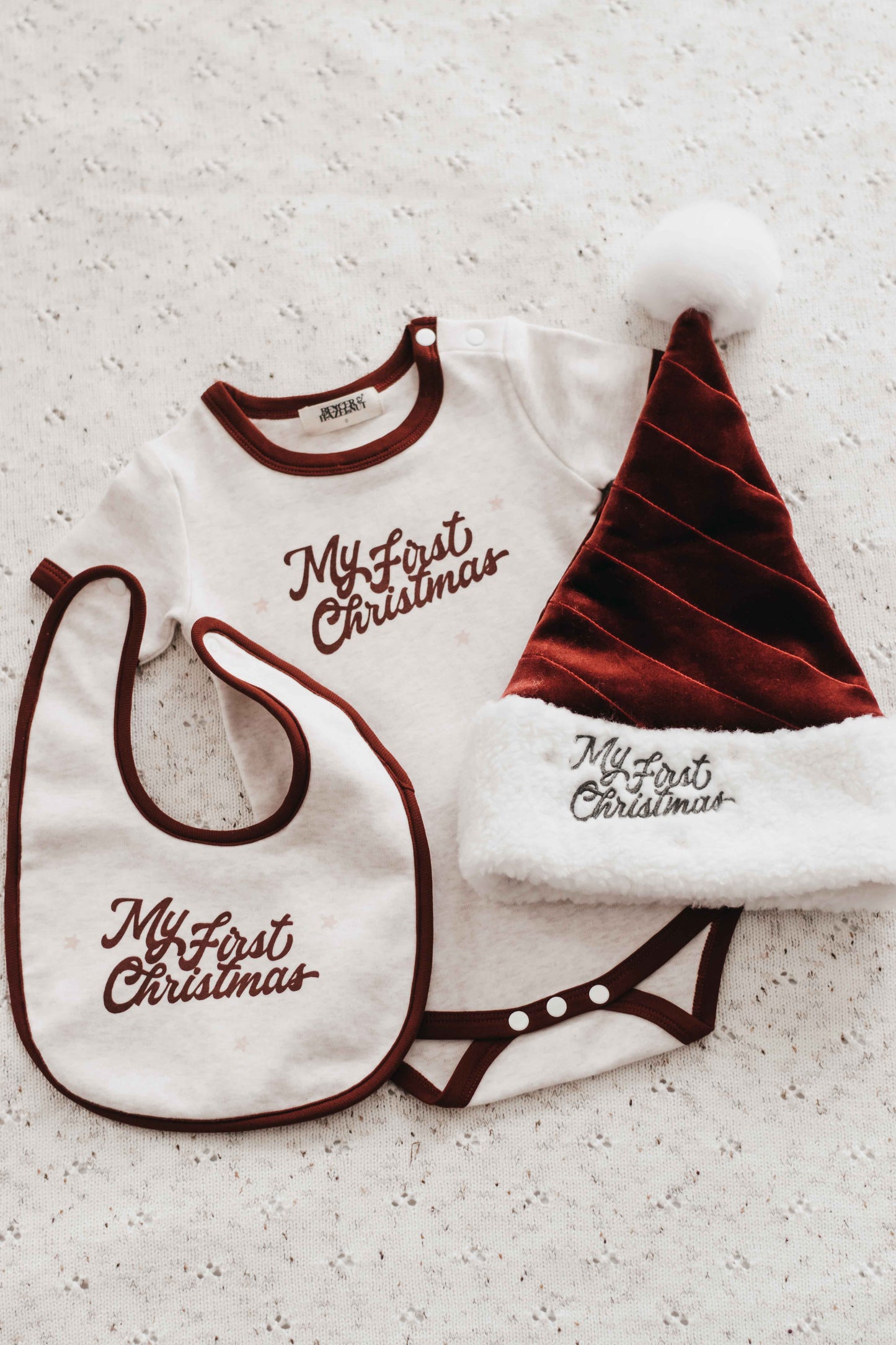 My First Christmas Santa Hat | Red