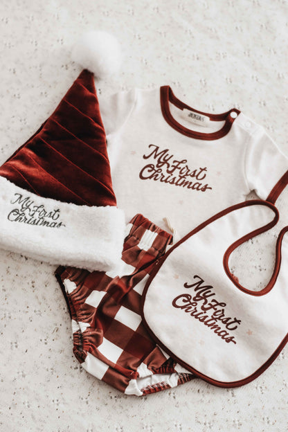 My First Christmas Santa Hat | Red