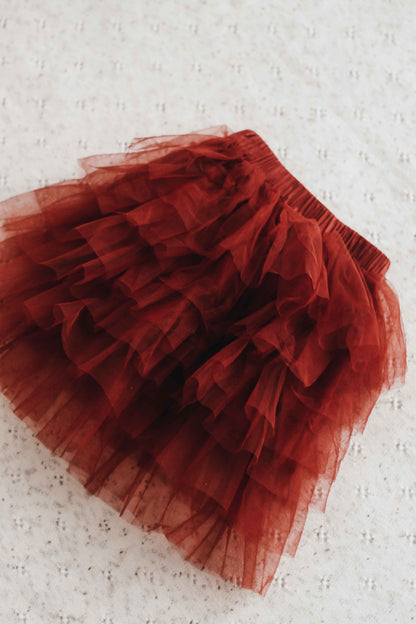 Red Tulle Skirt
