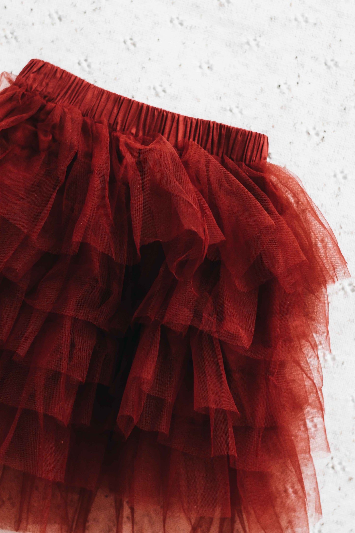 Red Tulle Skirt