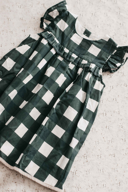 Gingham Playsuit/Dress | Green 2025 Style