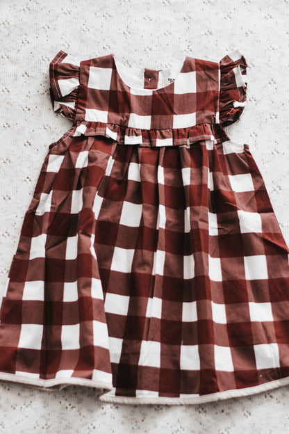 Gingham Playsuit/Dress | Red 2025 Style