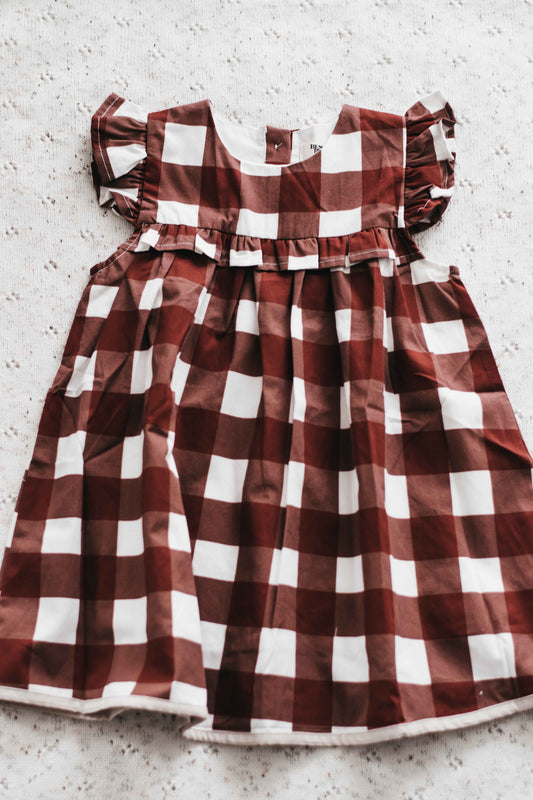 Gingham Playsuit/Dress | Red 2025 Style