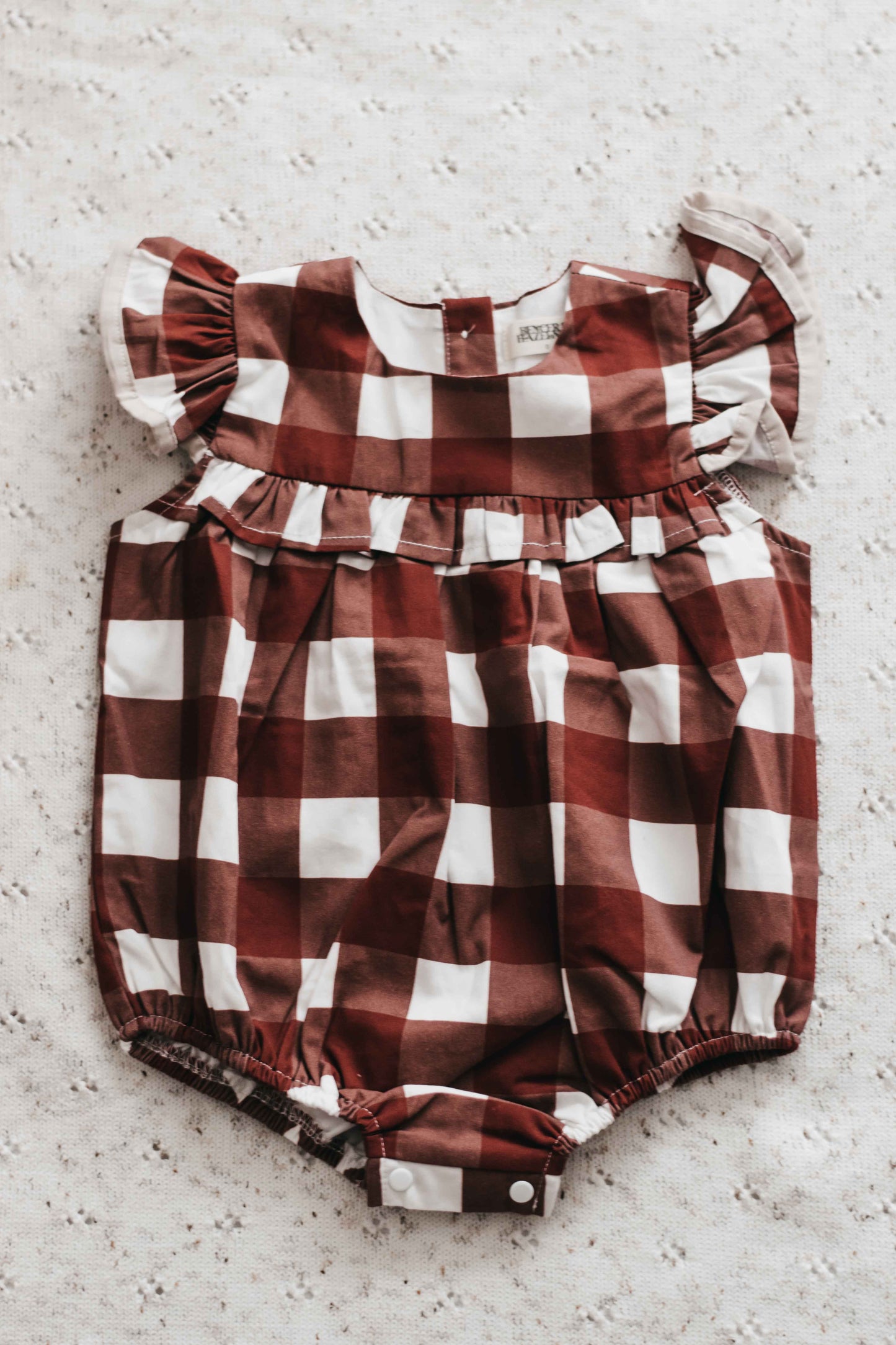 Gingham Playsuit/Dress | Red 2025 Style