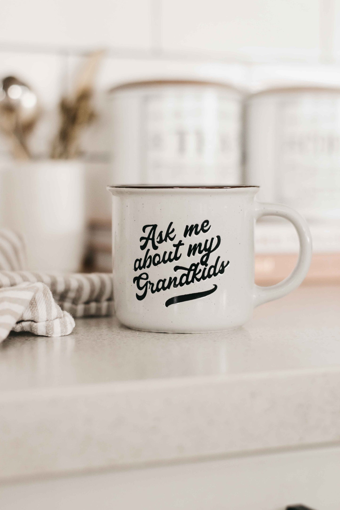 Ask me about my Grandkids Mug