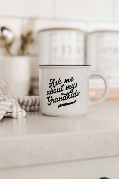 Ask me about my Grandkids Mug