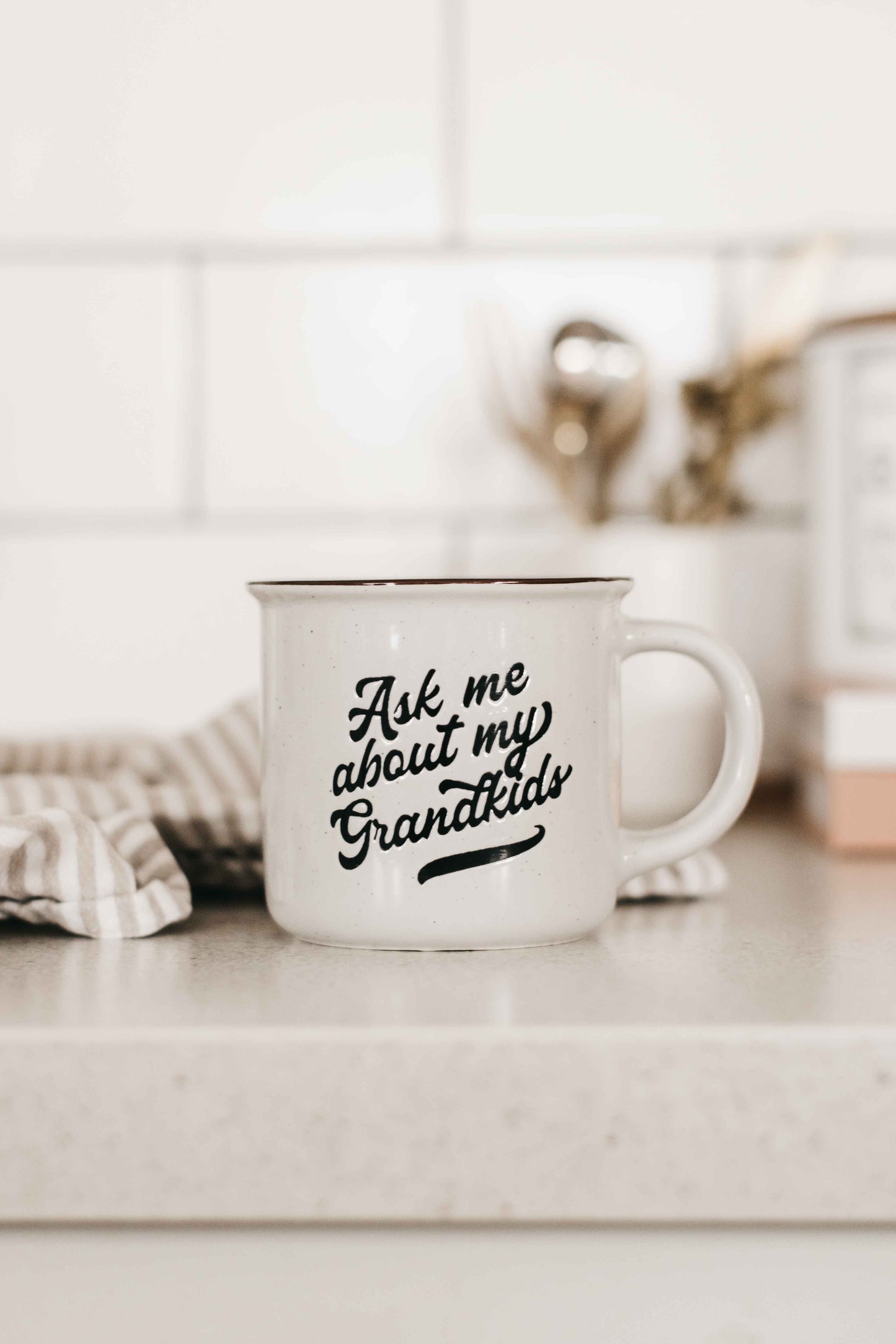 Ask me about my Grandkids Mug