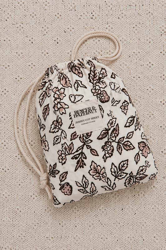 Strawberry Fields Cot Sheet