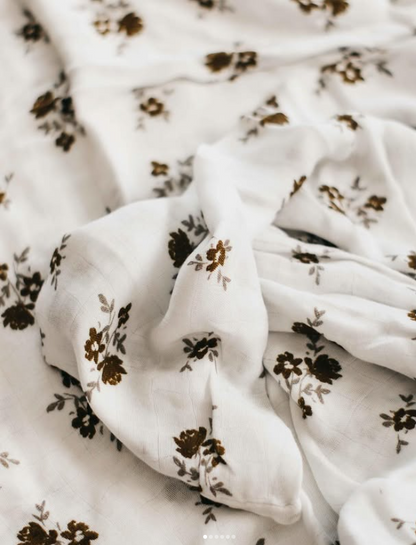 Secret Garden Bamboo Muslin Swaddle