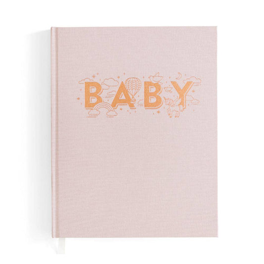 Baby Book | Natural (Girls Print)