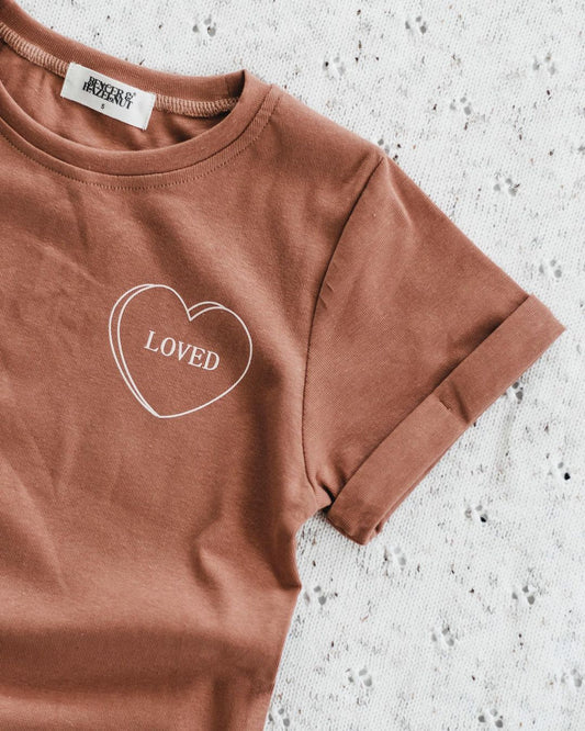 Candy Loved Bodysuit/Tee | Rust