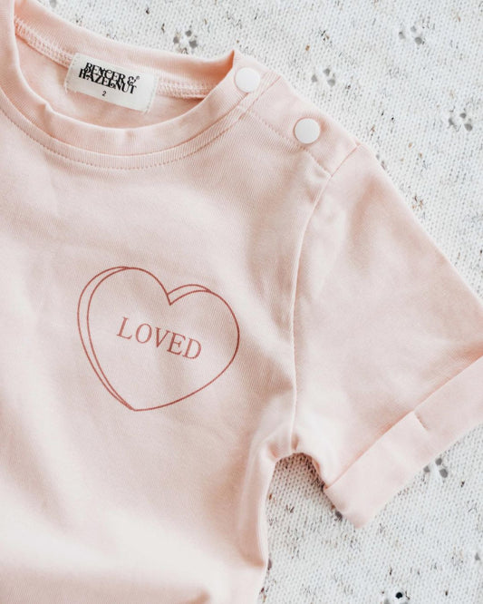 Candy Loved Bodysuit/Tee | Pink