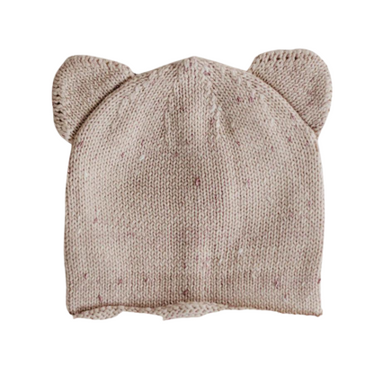 Newborn Knit Beanie | Lilac Fleck