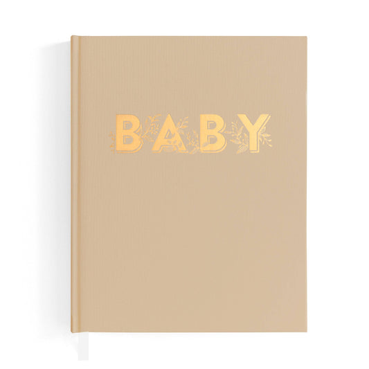 Baby Book | Biscuit (Neutral Print)