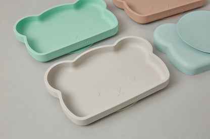 Bear Silicone Plate | Mint Green