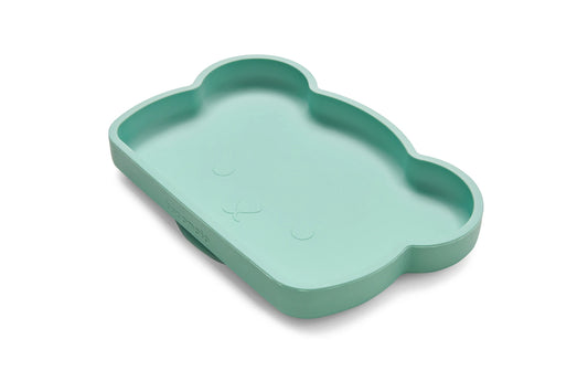 Bear Silicone Plate | Mint Green