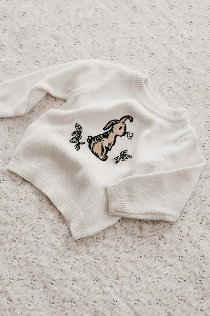 Bunny Embroidery Jumper