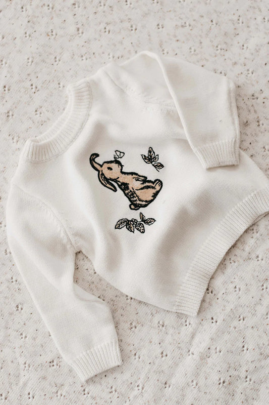 Bunny Embroidery Jumper