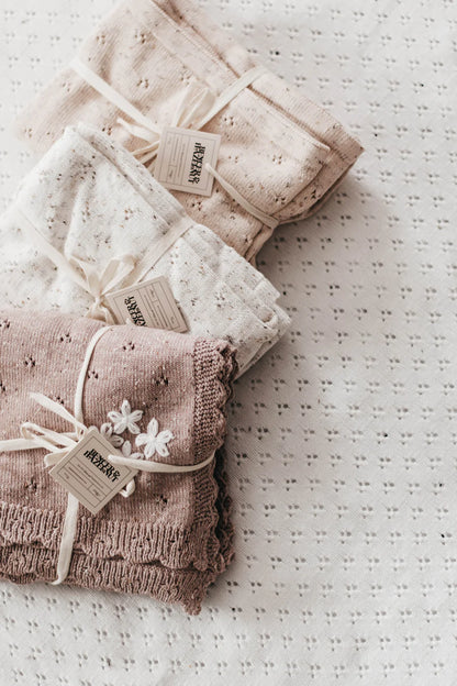 Knit Blanket | Hazelnut