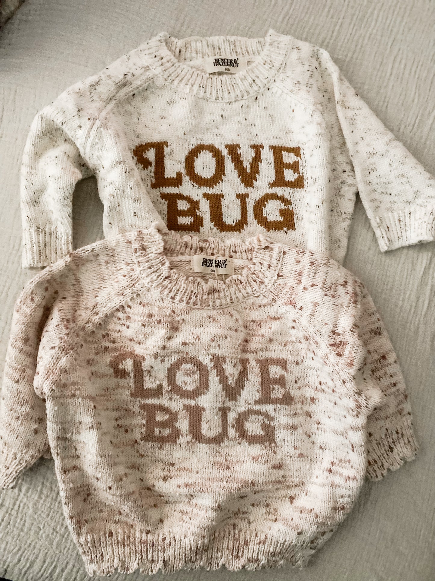 Love Bug Knit Jumper | Mushroom