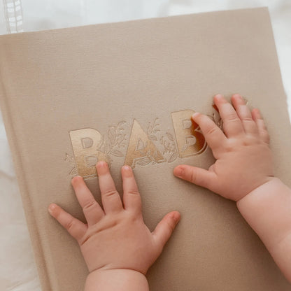 Baby Book | Biscuit (Neutral Print)