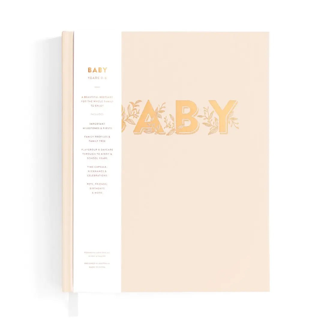 Baby Book | Buttermilk (Neutral Print)