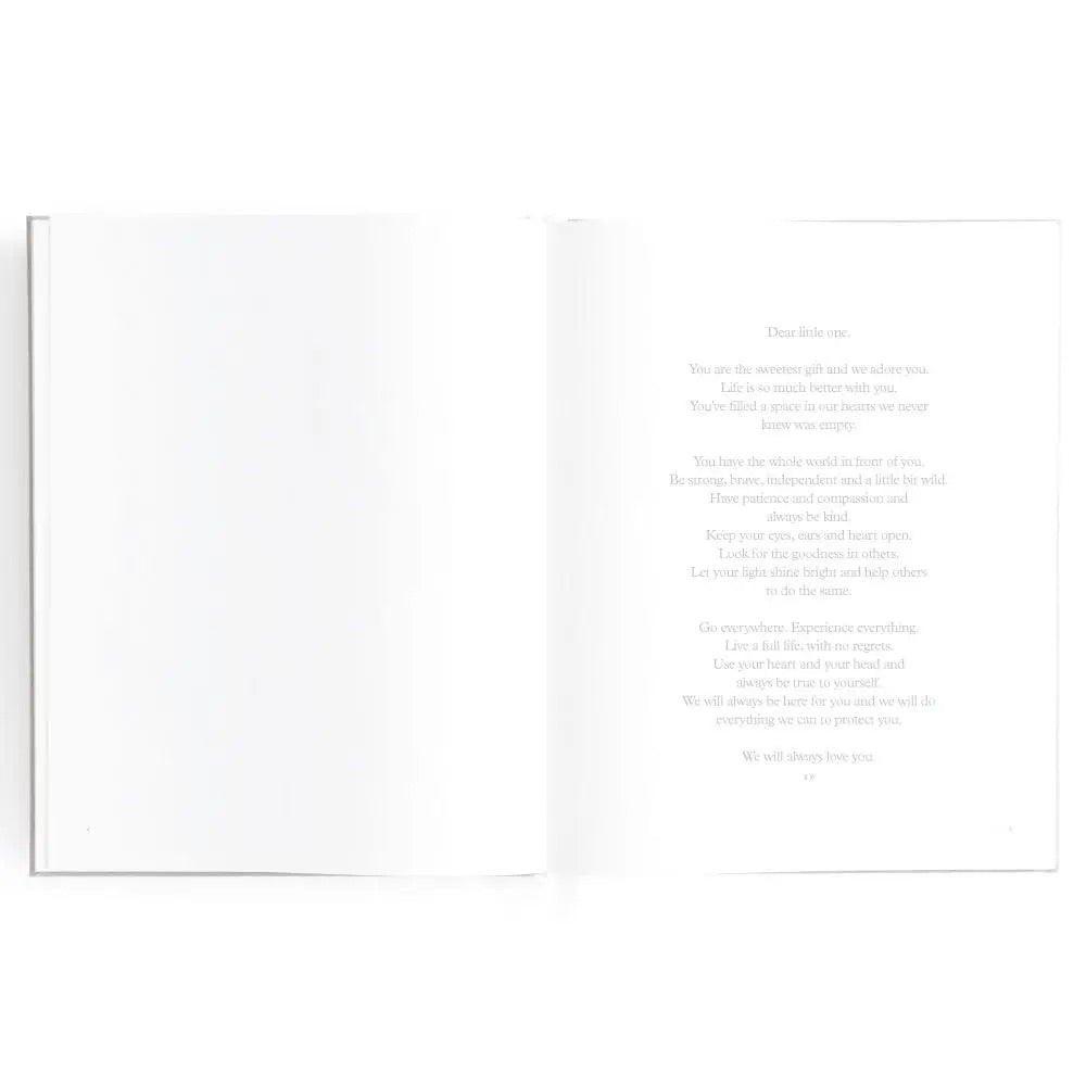Baby Book | Grey (Boys Print)