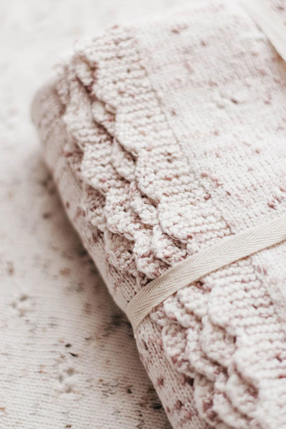 Knit Blanket | Lilac Fleck