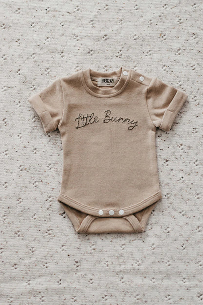 Little Bunny Embroidered Bodysuit/Tee