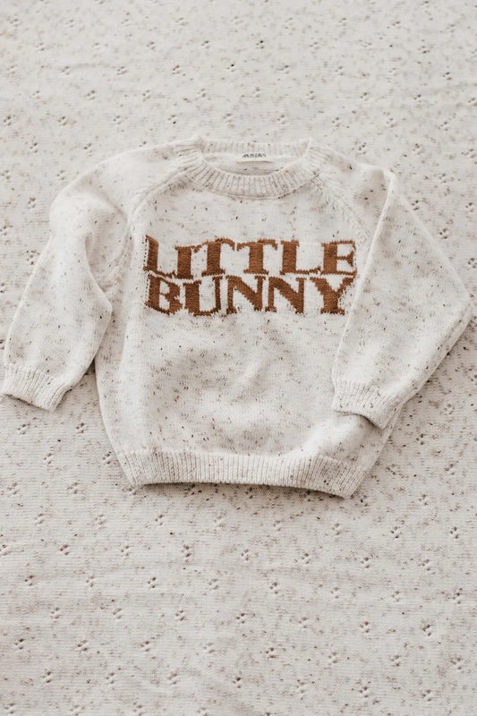 Little Bunny Oatmeal Knit Jumper