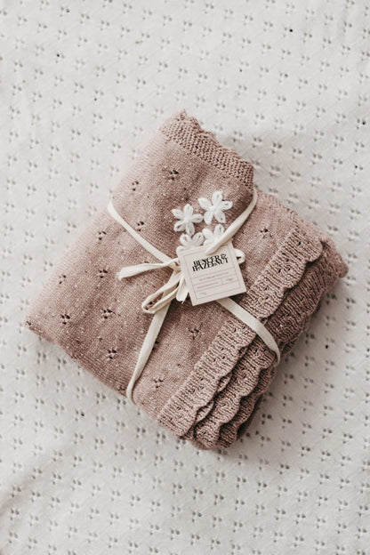 Knit Blanket | Mushroom